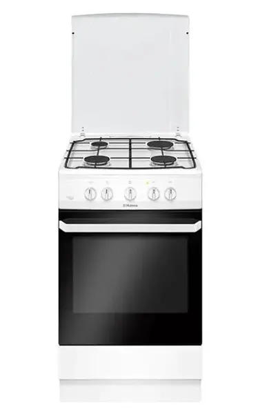 Aragaz HANSA FCGW51099, 4 arzatoare, Gaz, 50 cm (Alb)