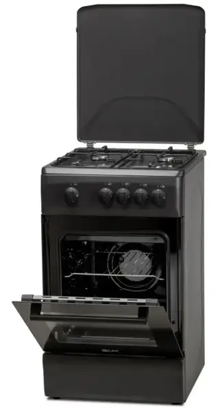 Aragaz LDK 5060 MAT Black RMV NG, Gaz, 4 Arzatoare, Siguranta (Negru)