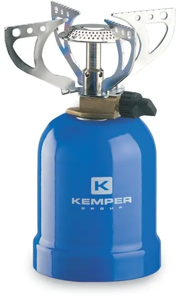 Aragaz portabil pe gaz Kemper – KE2007, 2,2 kW, albastru