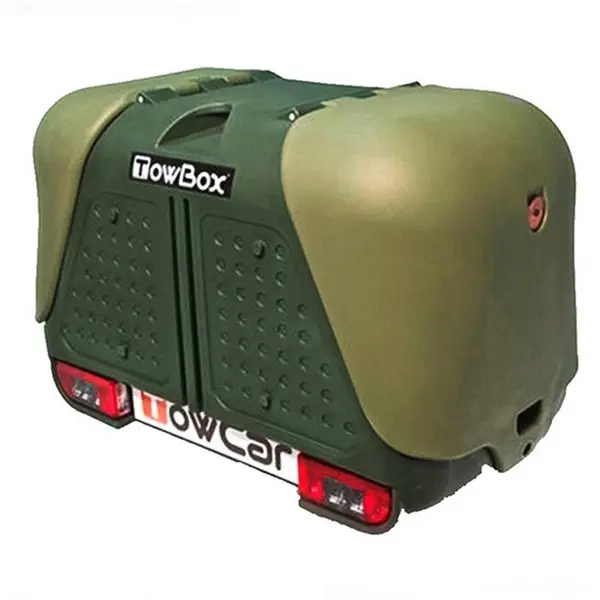 Aragon Cutie portbagaj pe carligul de remorcare Towbox V2 Verde