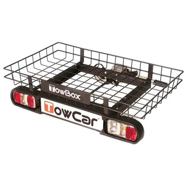 Aragon Platforma TowBox Cargo V2 - cu prindere pe carlig de remorcare, Negru