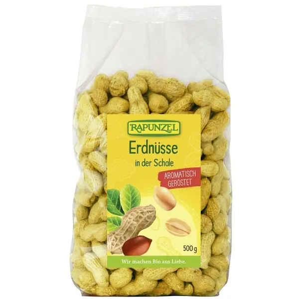 Arahide prajite in coaja, eco - 500 g