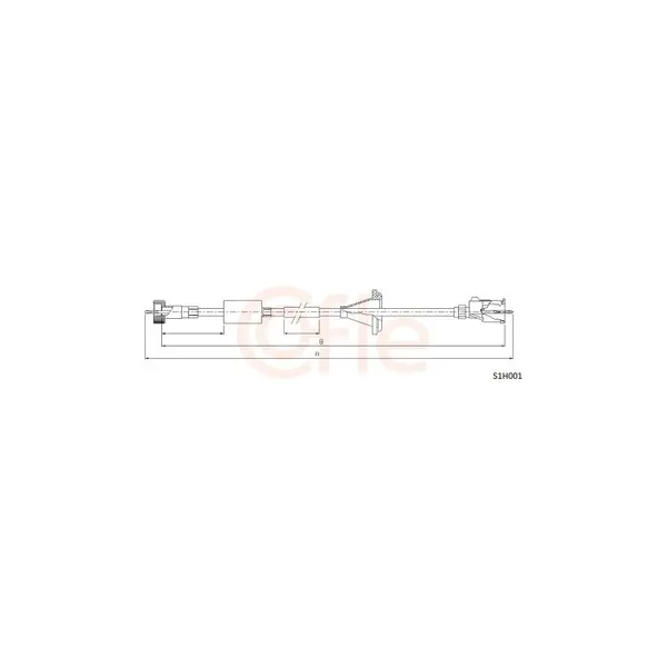 Arbore tahometru COFLE S1H001