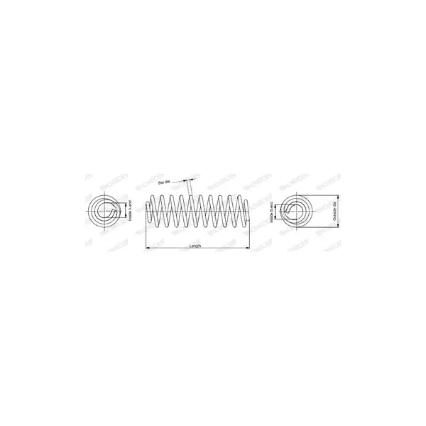 Arc elicoidal suspensie MONROE SE3292