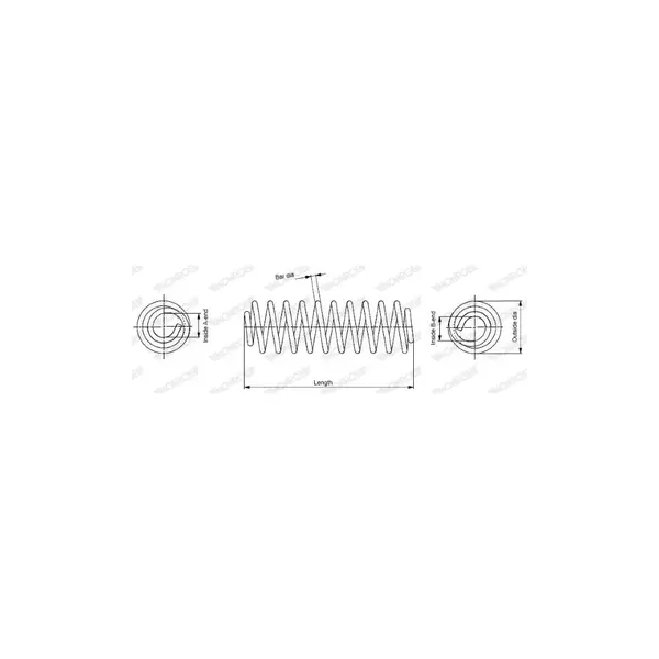 Arc elicoidal suspensie MONROE SP3983