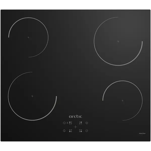 Arctic Plita incorporabila Arctic ARSI6440MTB, Inductie, 4 zone de gatit, Touch control, Negru