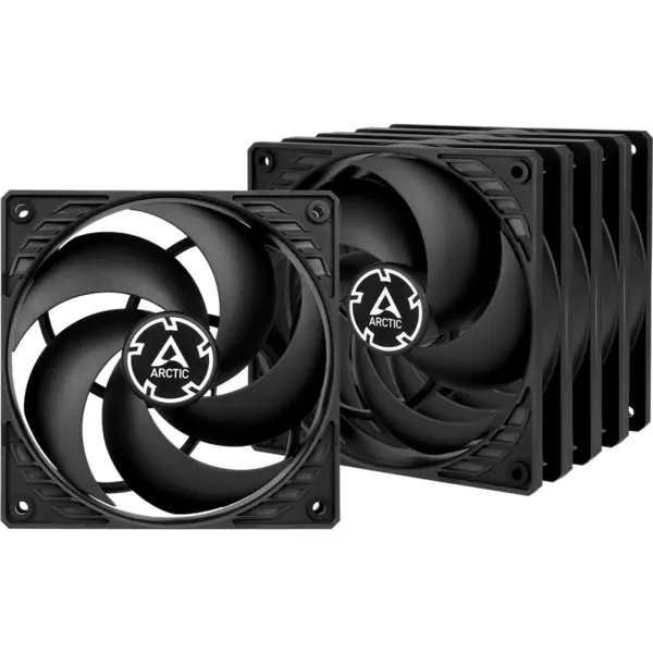 Arctic Ventilator ARCTIC P12 Value Pack(5 buc), Black, 120mm