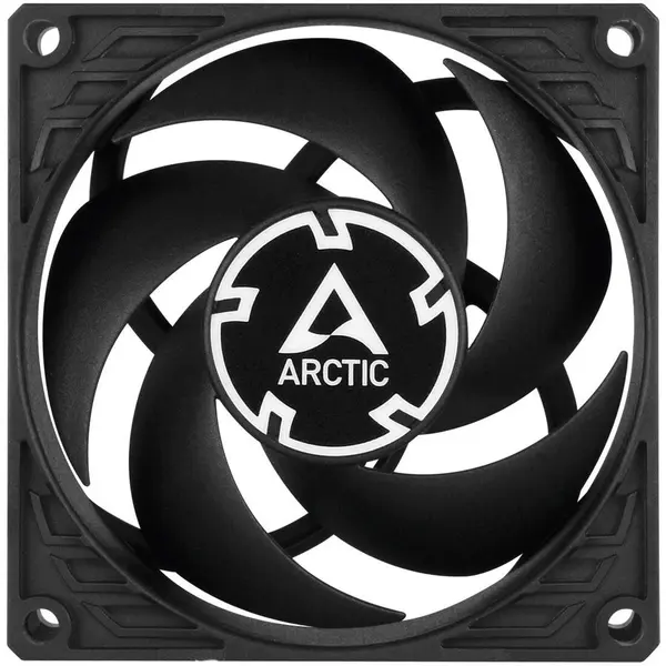 Arctic Ventilator ARCTIC P8 PWM PST CO, 80 mm, 200 - 3000 rpm, Continous Operation, Negru
