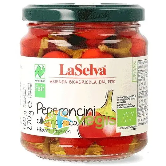 Ardei Iuti Murati Ecologici/Bio 270g