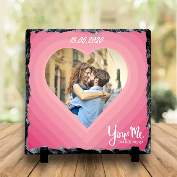 Ardezie personalizata You Me