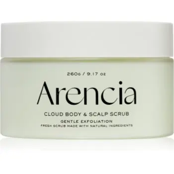 Arencia Fresh Cloud Geranium & Primrose crema delicata pentru exfoliere pentru corp si par