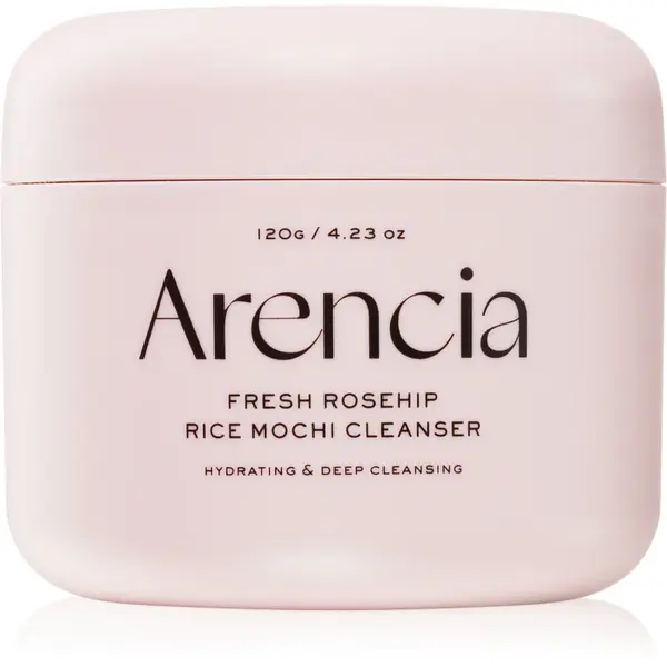 Arencia Fresh Rosehip Rice Mochi Cleanser lapte de curatare hidratant si hranitor pentru luminozitate si hidratare 120 g