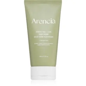 Arencia Green Tea + LHA Deep Pore Rice Cake Cleanser gel intens pentru curatare efect regenerator