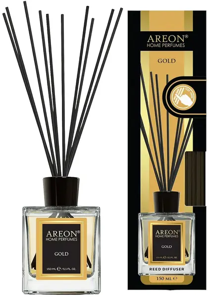 Areon Lux - Bețișoare parfumate aurii, 150 ml