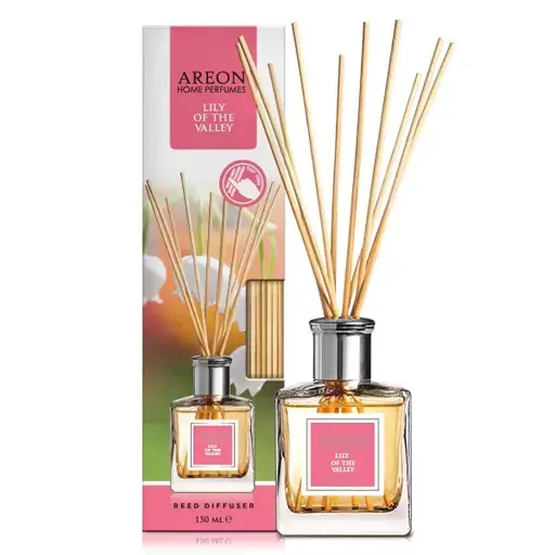 Areon Odorizant de camera, cu betisoare, 150 ml, Lily of the Valley