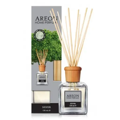 Areon Odorizant de camera, cu betisoare, 150 ml, Silver