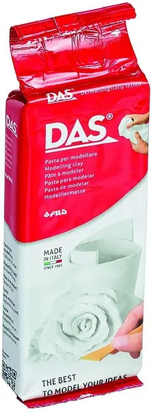 Argilă auto-uscătoare DAS -Alb, 250 g