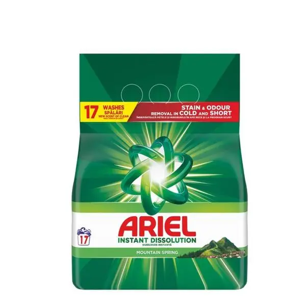 Ariel Detergent automat, 1.105 kg, 17 spalari, Mountain Spring