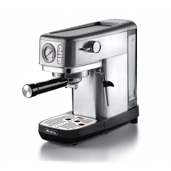 Ariete Espressor manual/aparat espresso Ariete 1381/10 P, 1300W, 15 bar, 1100 ml, thermoblock, duza spumare maxi cappuccino, Inox