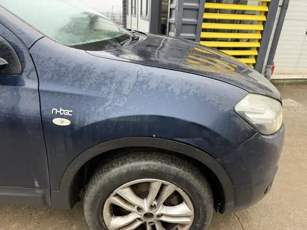 Aripa fata dreapta culoare albastra - bw9 Nissan Qashqai facelift (2010-2013) [J10]