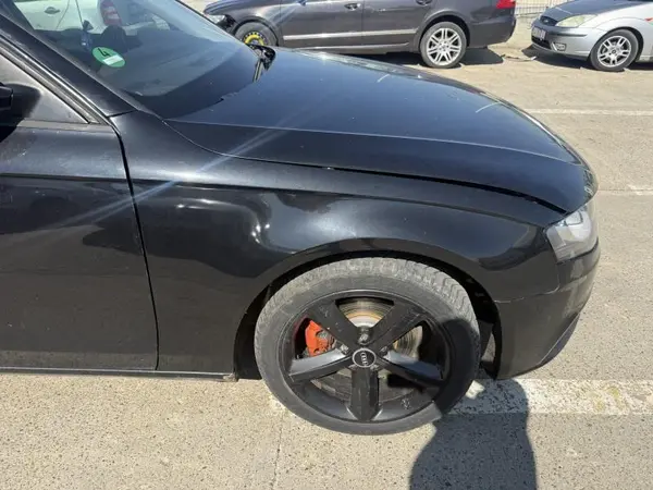Aripa fata dreapta culoare negru - lz9y Audi A4 (2007-2011) [8K2, B8]