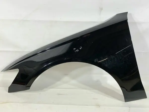 Aripa fata stanga aftermarket culoare negru - ly9b Audi A6 facelift (2014-2018) [4G,C7]
