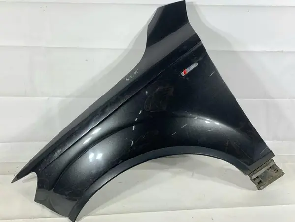 Aripa fata stanga culoare negru - lz7l Audi Q7 facelift (2010-2015) [4L]