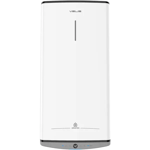 Ariston Boiler electric Ariston Velis Dune 100 EU, 1500W, 100 l, control electronic complet, Touch control, functie ECO EVO, protectie ioni de argint, anod de magneziu, rezervor emailat cu titan, Alb