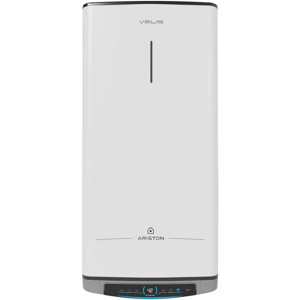 Ariston Boiler electric Ariston Velis Dune Wi-Fi 50 EU, 1500W, 50 l, Mod Boost, Touch control, functie ECO EVO, protectie cu ioni de argint, anod de magneziu, rezervor emailat cu titan, Alb