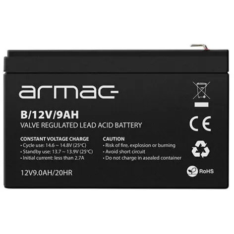 Armac Baterie UPS, Armac, 12V, 9Ah, Negru