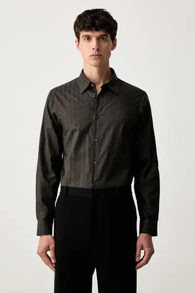Armani Exchange cămașă pentru bărbați din bumbac