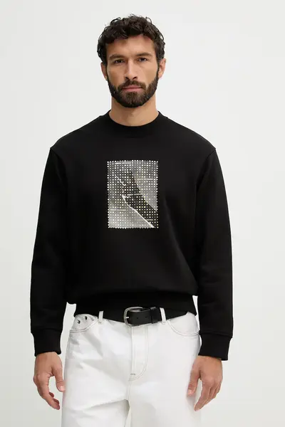 Armani Exchange hanorac de bumbac