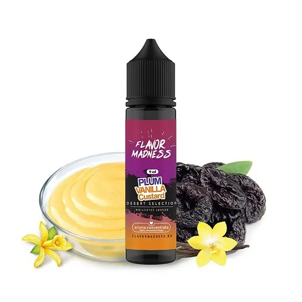 Aroma Flavor Madness 9ml - Plum Vanilla Custard