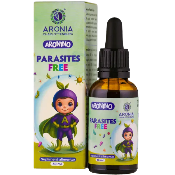 Aronino Parasites Free — 8 plante care apără juniorii de paraziți intestinali și burtici supărate
