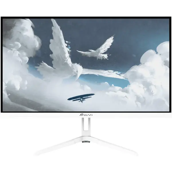 AROZZI Monitor Gaming IPS LED Arozzi Nova AZ-NO-24T1K200-WT 24, Full HD 1.920 x 1.080, 1 ms, 200 Hz, DisplayPort, HDMI, Audio, Sincronizare adaptiva, Alb