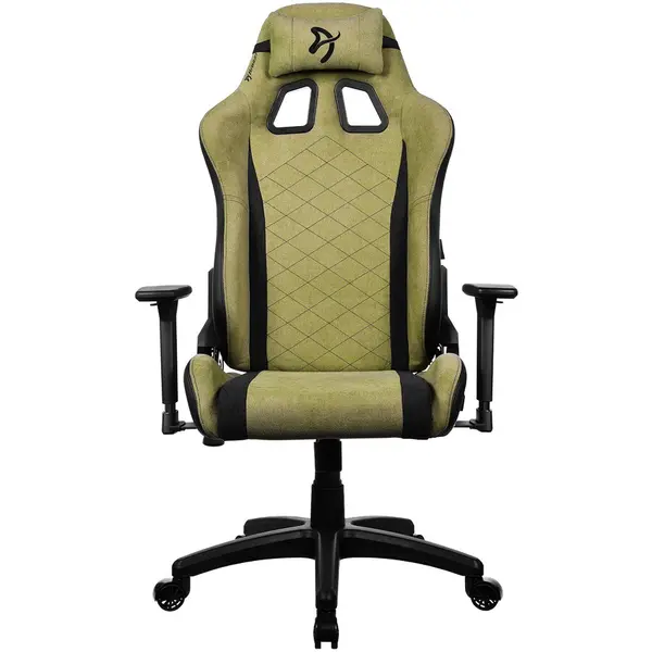 AROZZI Scaun Gaming Arozzi Avanti SoftFabric, greutate maxima suportata120 kg, Verde muschi