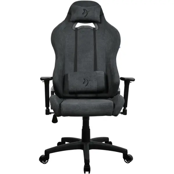 AROZZI Scaun Gaming Arozzi Toretta SoftFabric, Tetiera, Ajustabil, max. 120kg, Negru/Gri