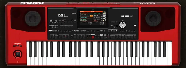 Arranger profesional Korg - Pa700 RD, roșu
