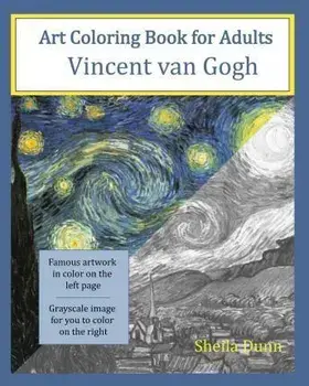Art Coloring Book for Adults: Vincent van Gogh, Paperback/Sheila Dunn