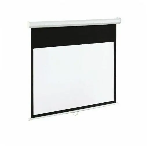 ART Ecran electric 100, 16:9; 150, 322x187, cu telecomanda, Alb Mat
