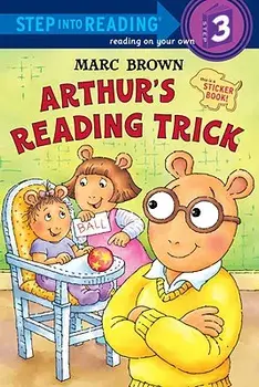 Arthur's Reading Trick [With Sticker(s)], Paperback/Marc Brown