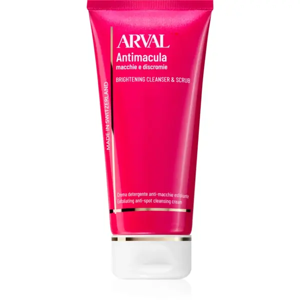Arval Antimacula Brightening Cleanser & Scrub crema exfolianta pentru curatare pentru o piele mai luminoasa 175 ml