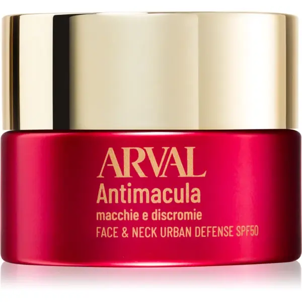Arval Antimacula Face & Neck Urban Defense SPF50 cremă protectoare impotriva petelor intunecate 50 ml