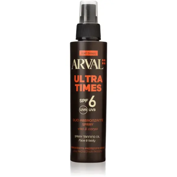 Arval Half Times Ultra Times SPF 6 Ulei de plaja pentru fata si corp 125 ml