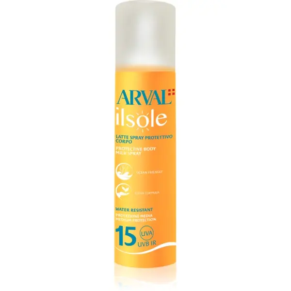 Arval IlSole Protective Body Milk Spray SPF 15 spay-lotiune de protectie solara 200 ml