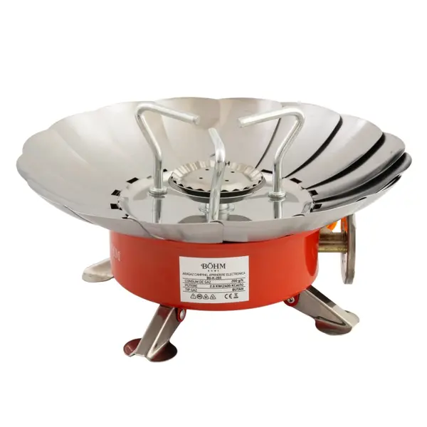 Arzator portabil Bohm, 2.8kW, Aprindere electrica, Rezistent la vant