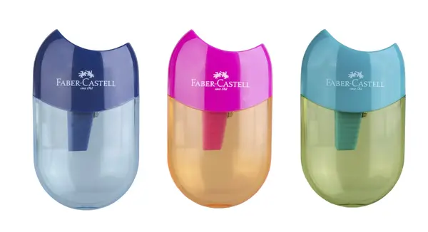 Ascutitoare creion simpla Faber-Castell Apple Trend plastic cu container Ascutitoare creion simpla Faber-Castell Apple Trend plastic cu container