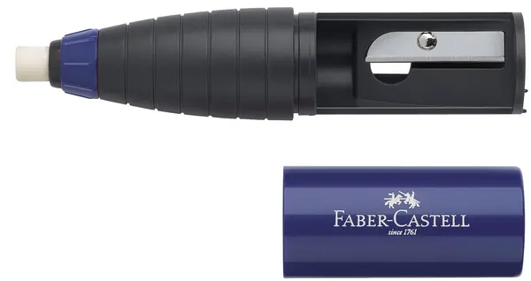 Ascutitoare simpla, cu radiera, Faber-Castell