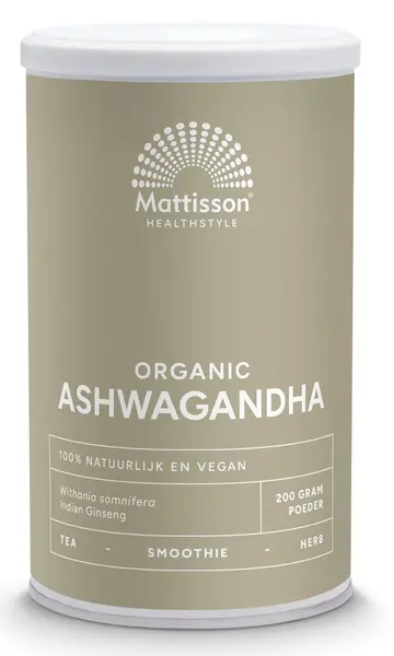 Ashwagandha, 200 g, Mattisson Healthstyle