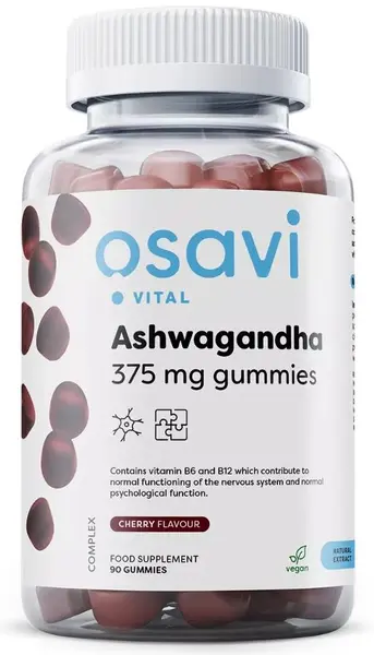 Ashwagandha, 375 mg, 90 tablete de jeleu, Osavi